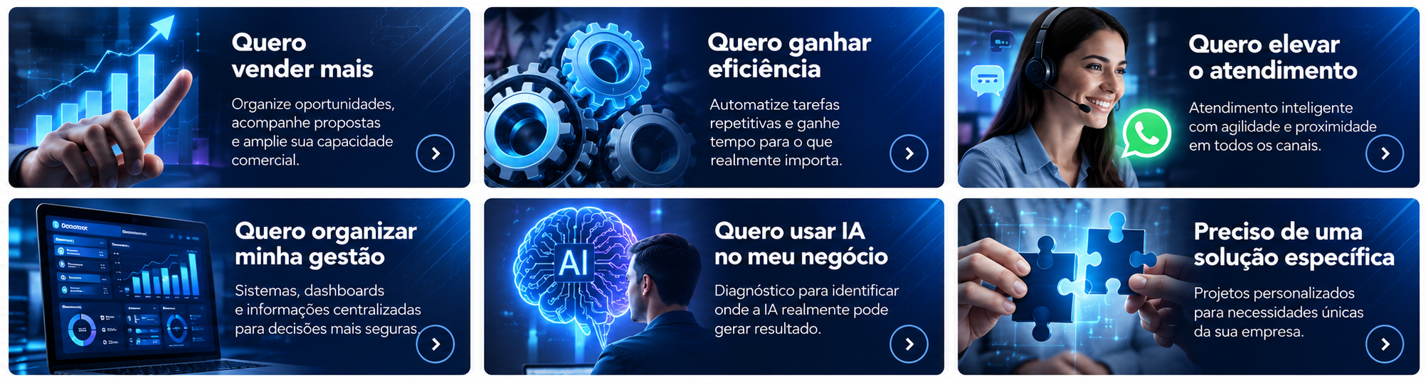 Áreas em que a D.Gransoti pode apoiar sua empresa